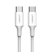 绿联 US264 Type-C公对公ABS壳数据线 白色 0.5米 60517