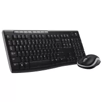 罗技(Logitech)MK270 键鼠套装 无线键鼠套装 办公键鼠套装 全尺寸 黑色 带无线2.4G接收器