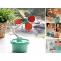 自由星LJQ-076花盆充电风扇