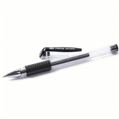 宝克(BAOKE)PC0001 0.5mm中性笔签字笔 水笔黑色 60支