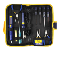 长城（THE GREAT WALL）305*160*45mm 长城精工13PCS电讯组合工具 401013