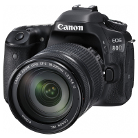 佳能 Canon 单反套机 EOS 80D (EF-S 18-200F/3.5-5.6 IS) (包 16G卡)