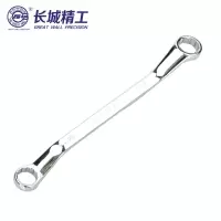 长城精工 公制平板镜抛双梅扳手 镜面抛光双头梅花扳手 6*7mm 311107 5把