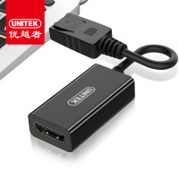 [苏宁自营]优越者 DP TO HDMI转换线 镀金头 Y-6342BK/WH 黑色 15CM 计价单位:根