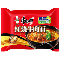 康師傅红烧牛肉袋面100g*24袋/箱