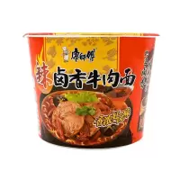 康師傅辣卤香牛肉桶面110g*12桶/箱