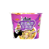 康師傅老坛酸菜牛肉桶面119g*12桶/箱