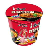 康師傅随心杯红烧牛肉杯64g*12杯/箱