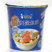 康師傅随心杯鲜虾鱼板杯59g*12杯/箱