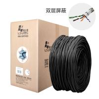 [苏宁自营]酷比客(L-CUBIC) 六类纯铜双层屏蔽网线成箱网线 LCLN6RRSSBK-305M 黑色 计价单位:箱