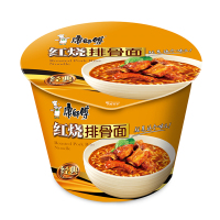 康師傅红烧排骨桶面105g*12桶/箱