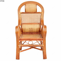 企购优品家用藤椅藤条桌椅藤椅子 浅黄色