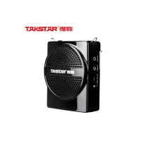 得胜（TAKSTAR）E188M便携式扩音器 小蜜蜂大功率教学专用教师导游喇叭扩音器 可插卡腰挂扩音机 典雅黑
