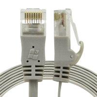 酷比客 L-CUBIC 超五类非屏蔽纯铜扁平网线灰色20M
