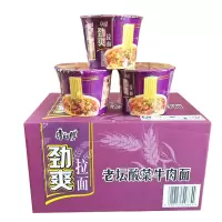 康師傅劲爽拉面老坛酸菜牛肉面112g*12桶/箱