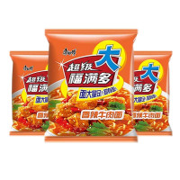 康師傅超级福满多香辣牛肉袋面115g*24袋/箱