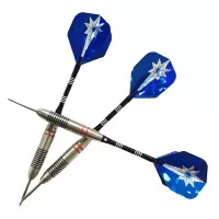 [规格:仿钨钢4号 (蓝箭头)]飞镖 专业不锈钢飞镖 耐用飞镖针 比赛级用 金属飞标
