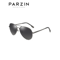 帕森(PARZIN) 太阳镜 8023 枪框黑灰片
