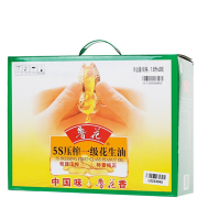 QGH 鲁花5S物理压榨一级花生油 1.8L×2瓶/箱