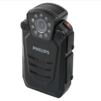 飞利浦(PHILIPS)VTR8200 执法记录仪 1296P高清红外广角夜视摄像机