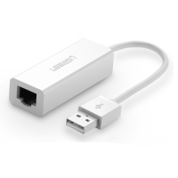 绿联 CR110 USB 2.0百兆网卡 小巧款 白色 30295
