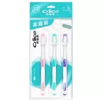 纳爱斯适齿防滑牙刷三支装