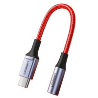 绿联 AV153 Type-C公转3.5mm母转接线 红色 70506