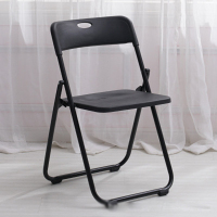折叠椅 办公室会议电脑培训靠背家用便携式塑料折叠凳 折叠椅子