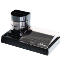 得力(deli)903 组合笔筒 黑色 单个装 DMS