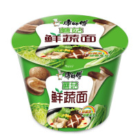 康師傅蘑菇鲜蔬面106g*12桶/箱