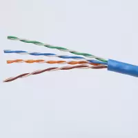 超五类一米网线 [工程版0.5mm无氧铜线芯]CAT5e类非屏蔽网线 家装网络布线监控