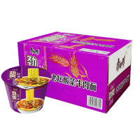 康師傅劲爽拉面老坛酸菜牛肉面109g*12桶/箱