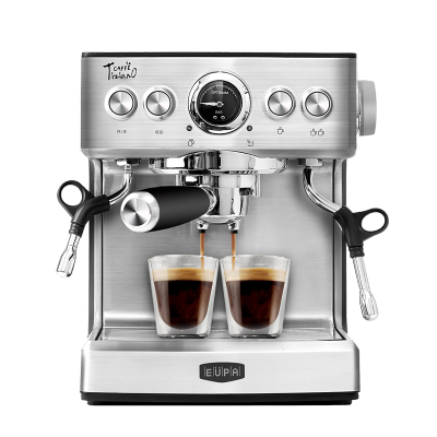 EUPA灿坤TSK-1837B意式咖啡机家用商用全半自动蒸汽式不锈钢
