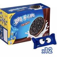 Zs-奥利奥(OREO)巧克力味夹心饼干 466g*12 整箱装