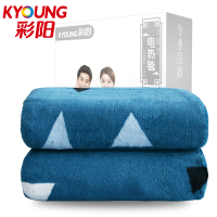 彩阳(KYOUNG)电热毯WT015温暖爱巢智能定时自动断电 除螨烘被 加厚法兰绒