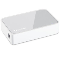 TP-LINK 普联 交换机非网管5口百兆网络交换机分线器 集线 TL-SF1005+5百兆口