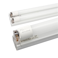 FSL 佛山照明t8灯管一体化led灯管支架 双管平盖 1.2米18W含两根灯管 白光