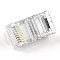 [苏宁自营]酷比客(L-CUBIC) 铁壳屏蔽5类水晶头 LCLNC5MKPLUG-6U 镀铬银色 100只/盒 计价单位:盒