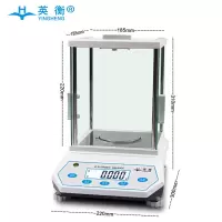 英天平秤高精度珠宝电子秤0.001g精密毫克称 500g 单只装 T608