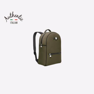 意大利SAVE MY BAG超轻太空棉材质双肩包军绿