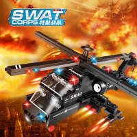 沃马(WOMA)玩具男孩子益智拼装拼插积木C0513[8合1特警战队追击拦截系列]