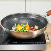 康巴赫风味蜂巢304炒锅