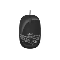 罗技(Logitech) M105 有线鼠标 黑色(计价单位:件)(BY)