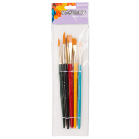 晨光学生组合画笔 美术水彩画笔 画画描边勾线笔套装(3支水粉画笔+2支水彩画笔)ABH97865