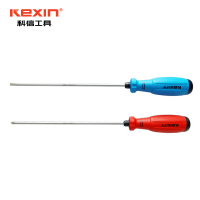 科信(kexin)专业级橡胶柄十字螺丝批 磁性十字螺丝刀 起子改锥 5*150mm KX364 5支