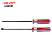 科信（kexin）Cr-V彩条十字螺丝批 磁性十字螺丝刀 起子改锥 6*125mm 1盒（12支/盒）KX206125