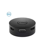 戴尔(DELL)DA300 移动转换适配器六合一 USB-C转DPVGAHDMIUSB-A以太网USB-C