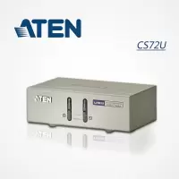宏正(ATEN) CS72U 多电脑KVM切换器 二进一出音频切换器VGA视频切换器