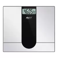 电子称台秤 智能体重秤家用称重电子称人体秤 LP 银黑 EB1630