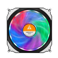 金河田炫彩灯光台式机箱静音风扇12cm强劲散热